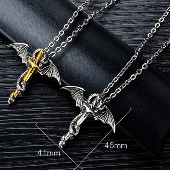 men sword necklace - Picture 4 of 4